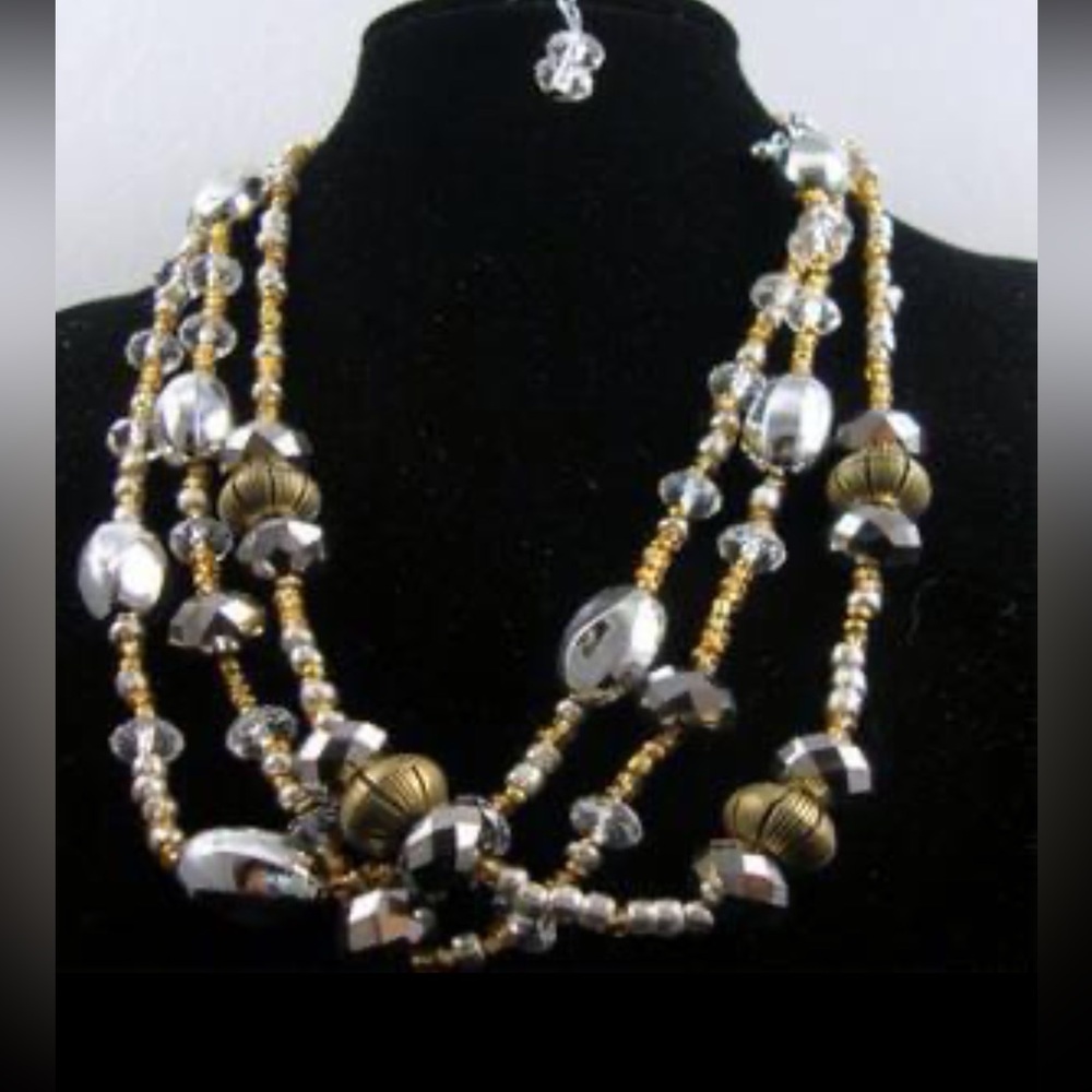 3 layers vintage cristal 2 piece set.